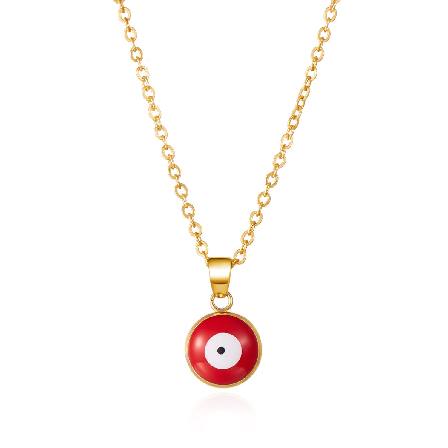 Wholesale  eye necklace blue eyes devil's eye card neck chain necklace