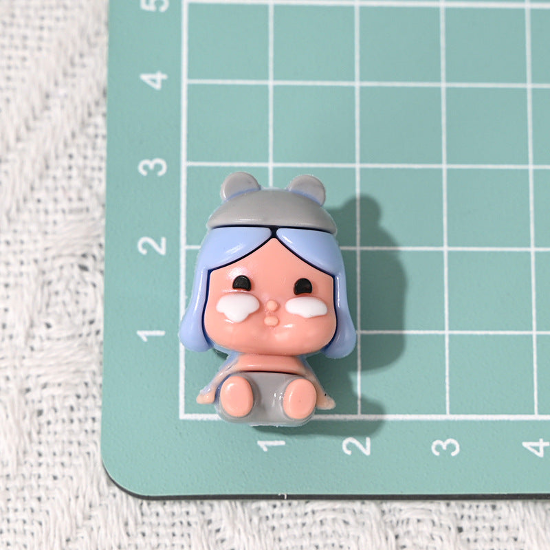 Wholesale 10pcs Rubber Cute Cartoon  DIY Bead Accessories