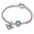 Wholesale S925 Sterling Silver Blue Ocean Star Language Star Valentine's Day Bracelet