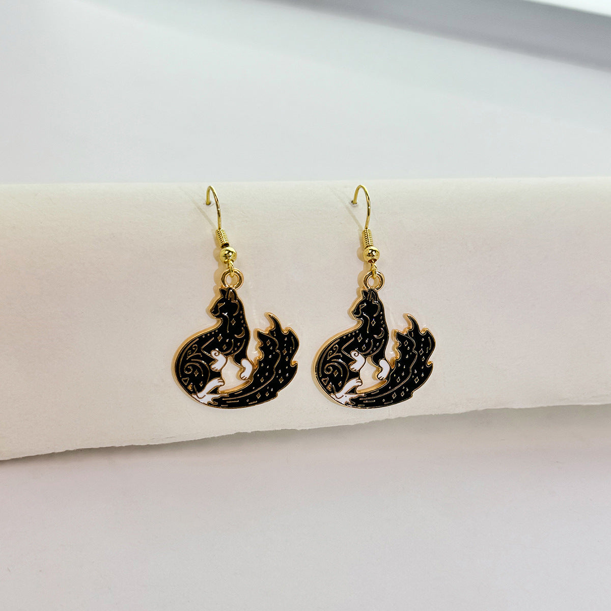 Wholesale Halloween Cat  Earrings