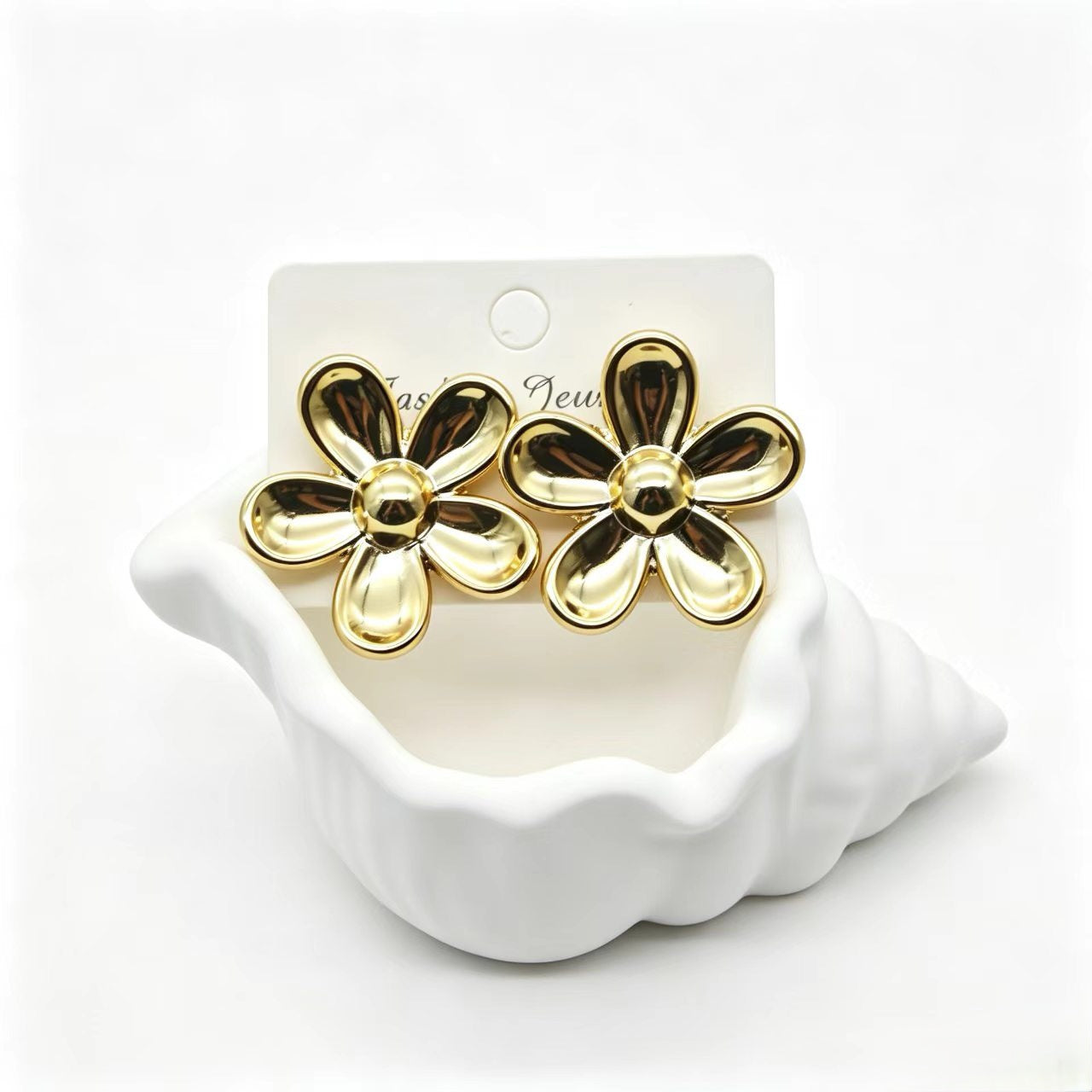 Wholesale Electroplated Acrylic Geometric Earrings Fashion Jewelry Accessory for Resale