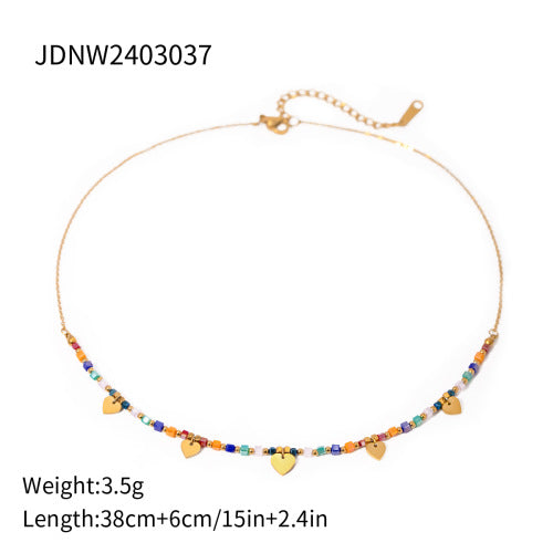 Wholesale Stainless Steel Necklace Bohemian Clavicle Chain