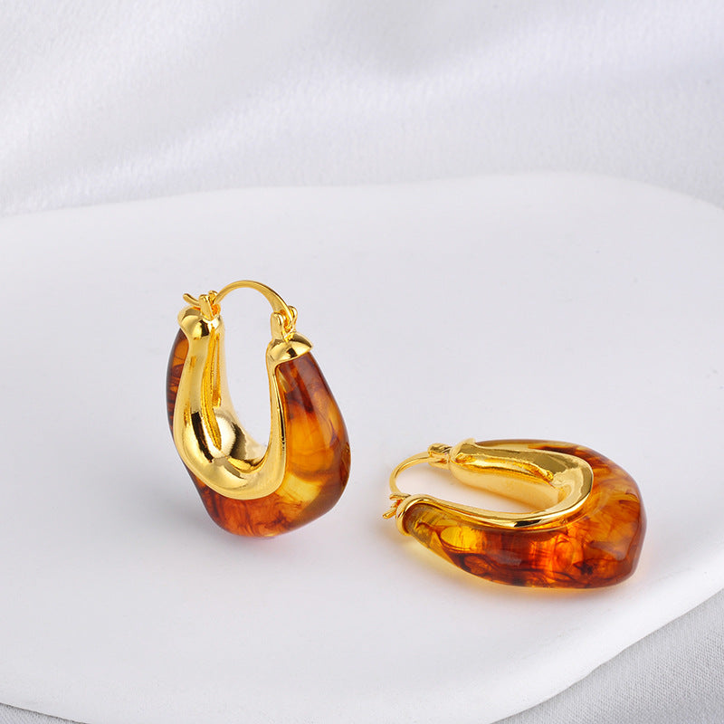 Wholesale  amber earrings popular earrings