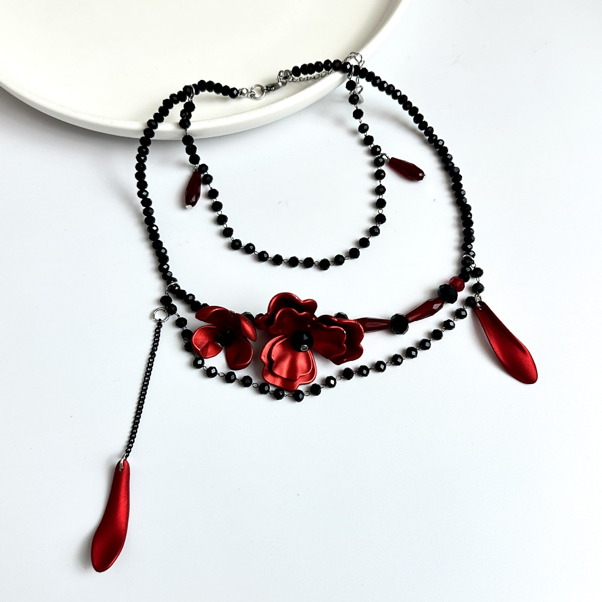 Wholesale  Rose Necklace  Elegant Ethnic Style Accessories