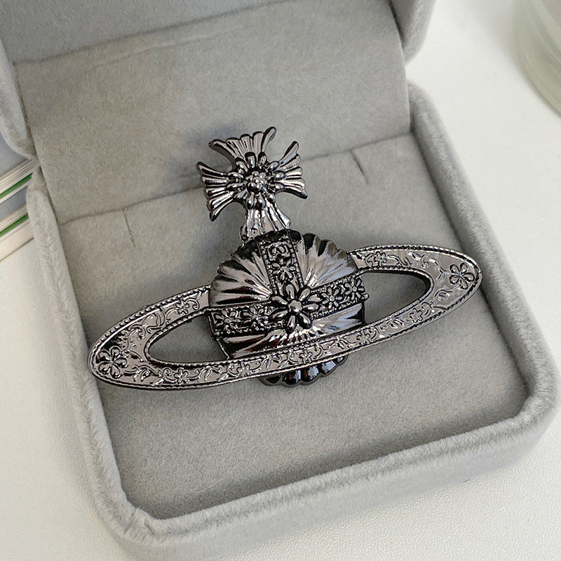 Wholesale Cross Planet Metal Brooch ACC-BCH-Jicai002