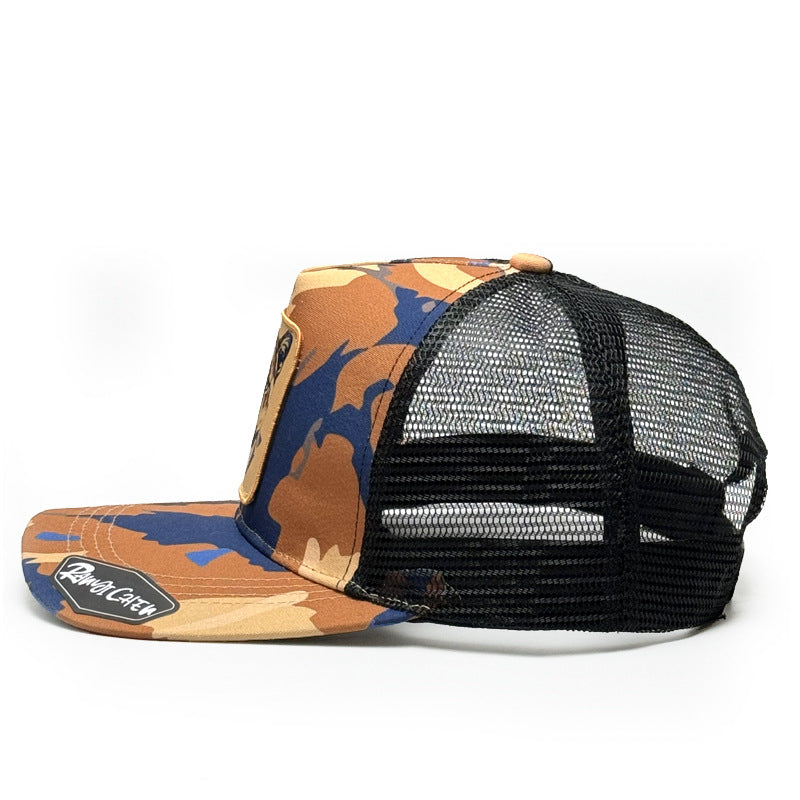 Wholesale  Graffiti Print Baseball Cap Animal Camouflage Embroidered Cap