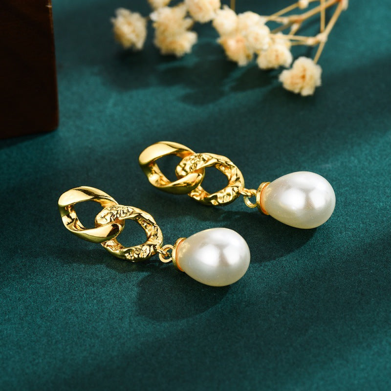 Wholesale Water Pearl Earrings ACC-ES-ChuangYi003