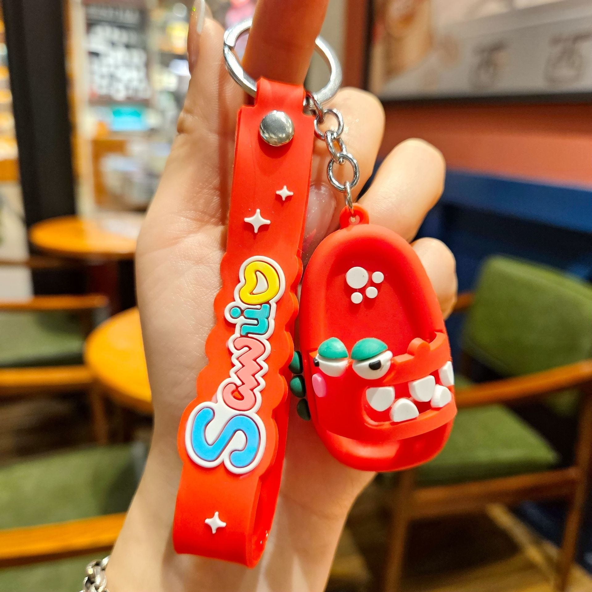 Wholesale Dinosaur duck key chain Animal car keychain