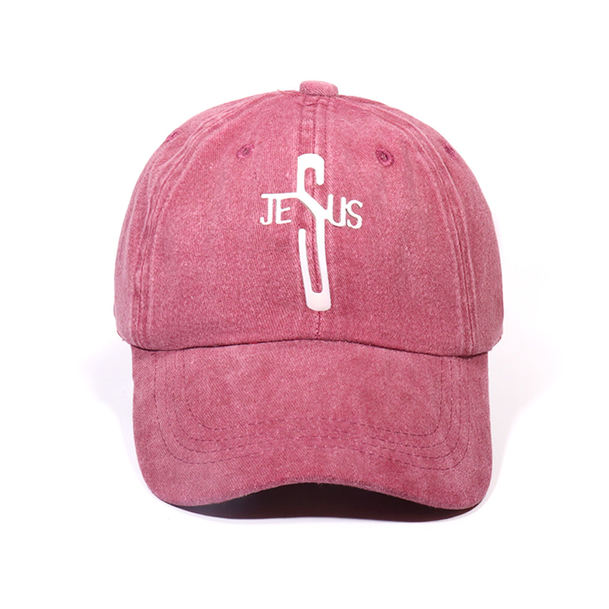 Wholesale Washed baseball cap letter print curved brim hat