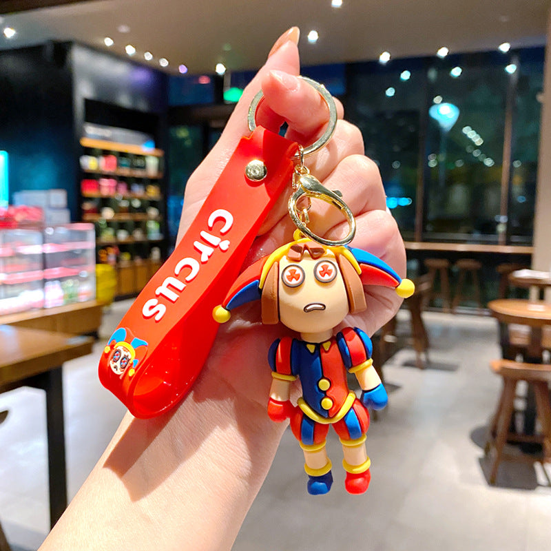 Wholesale PVC Soft Glue Cute Keychain Creative Keychain ACC-KC-Gongz011