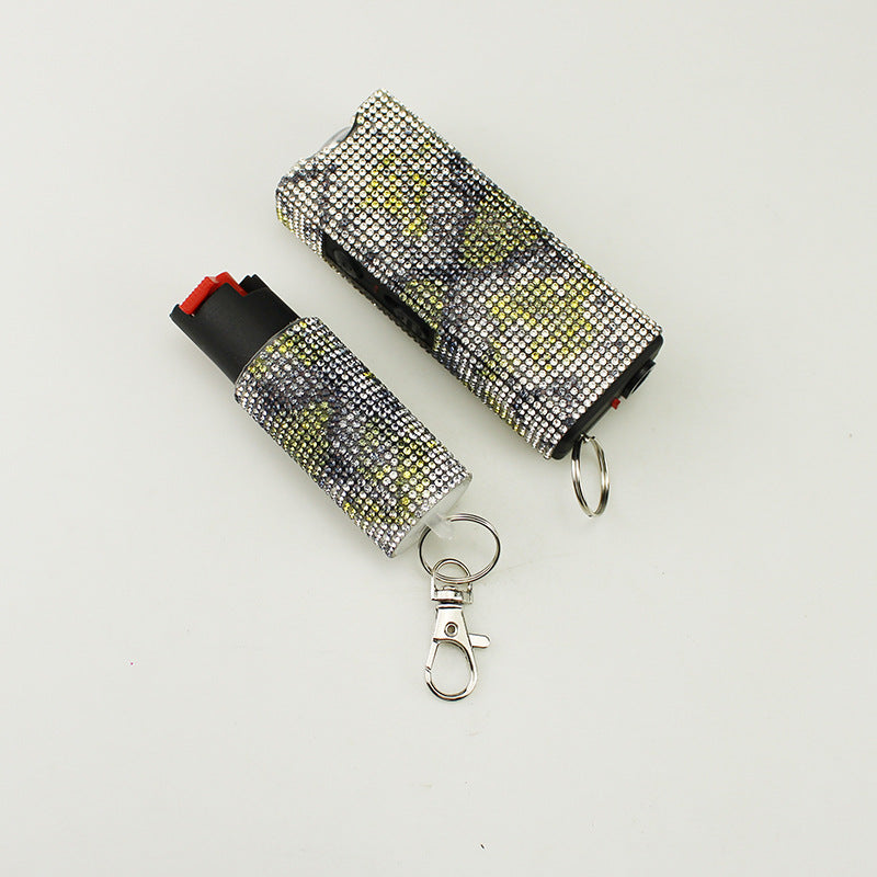 Wholesale Small and exquisite colorful keychain with diamonds