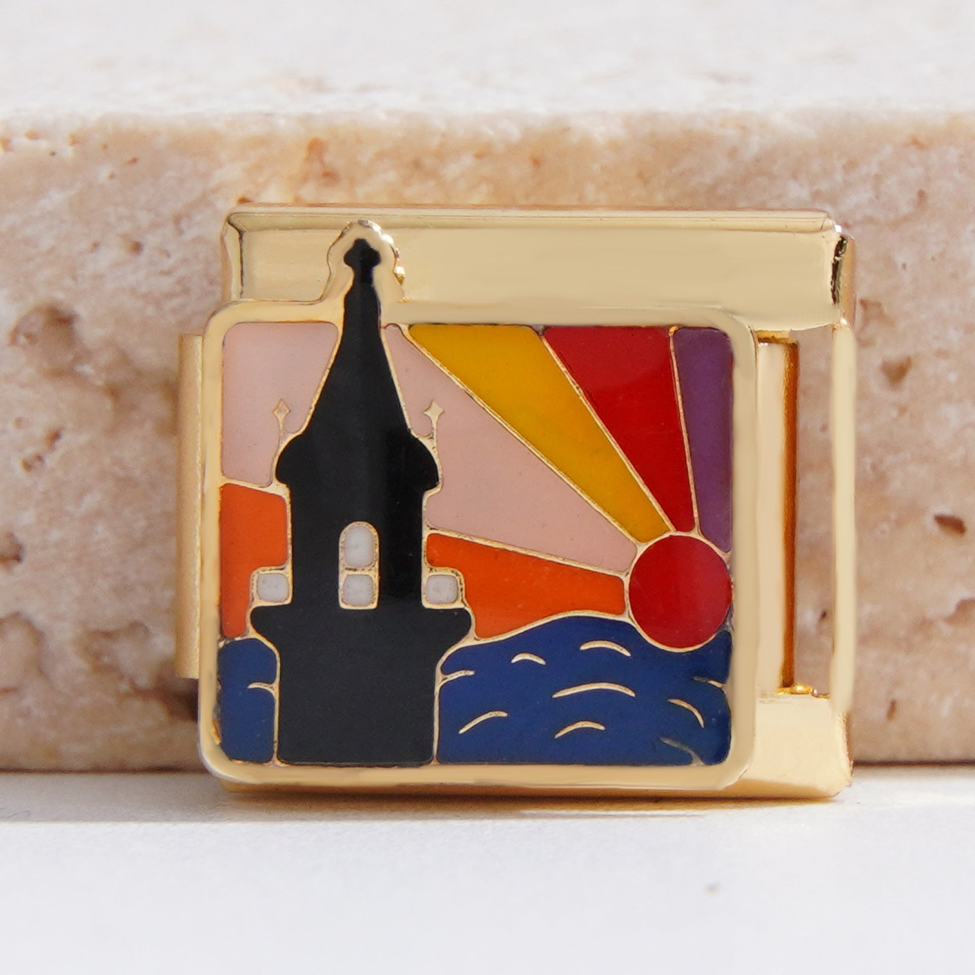 Wholesale Italian Charm Bracelet 9mm DIY Splicing Halloween Series Stainless Steel Composable Bracelet