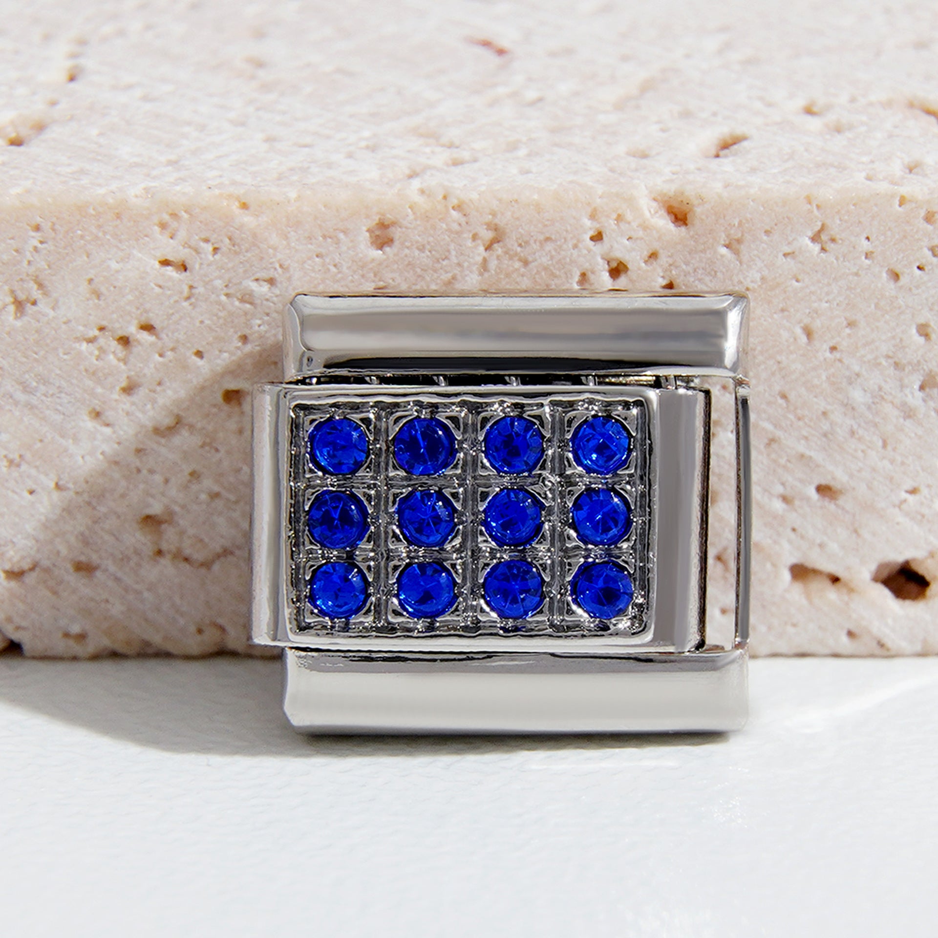 Wholesale  Italian Charm Bracelet 9mm DIY Splicing Points Stainless Steel Composable Bracelet