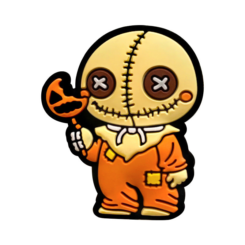 Wholesale 10pcs Halloween Cartoon Silicone Beads Focal Beads DIY Bead Pen Accessories ACC-BDS-WDX214