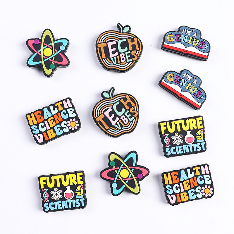 Wholesale 20pcs Silicone Focal Beads DIY Bead Pen Accessories ACC-BDS-RongFa025