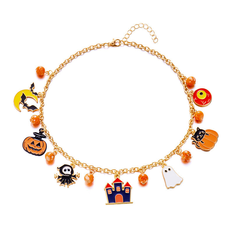 Wholesale  Necklaces Cat Pumpkin Necklaces