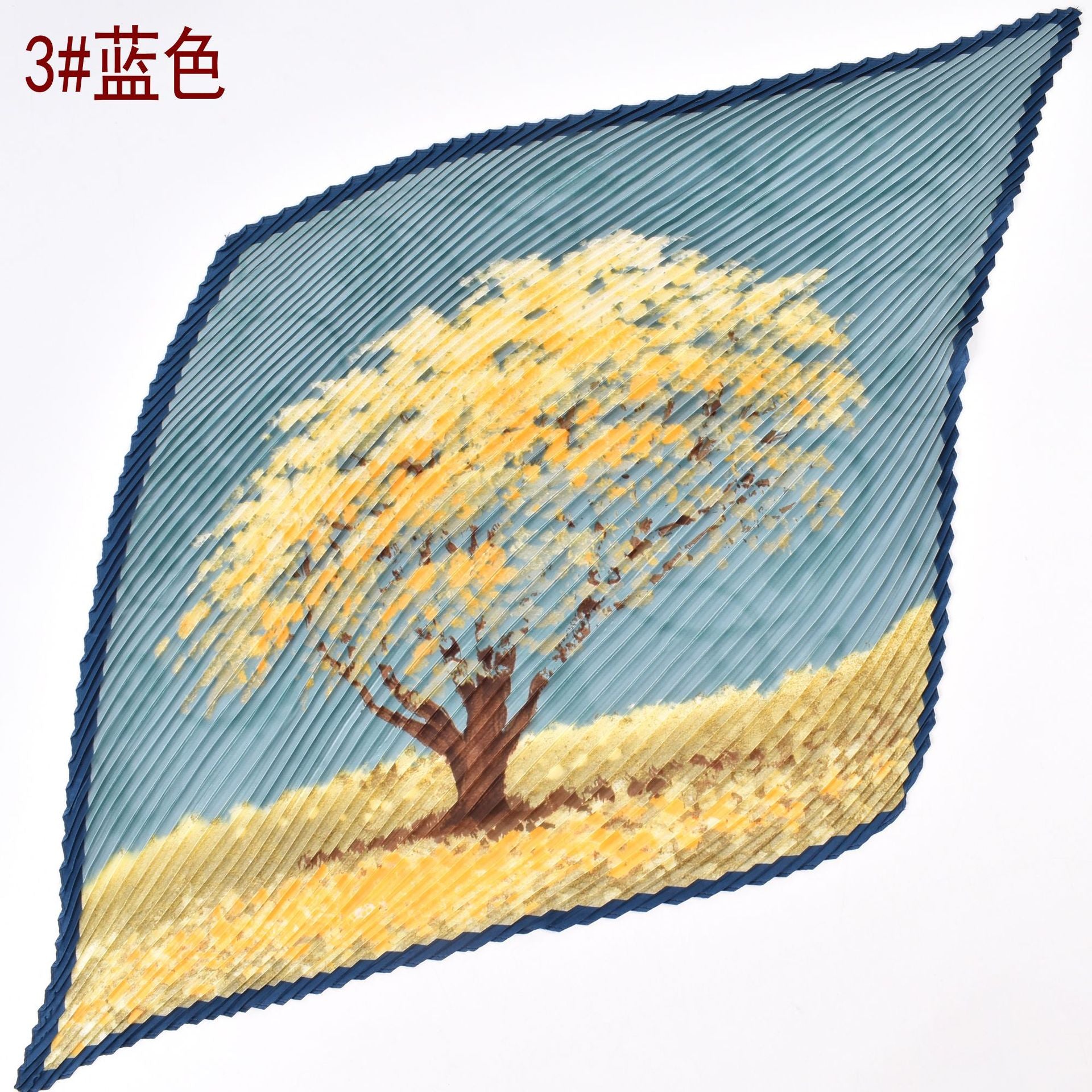Wholesale  Printing High-grade Pleated Women' s Thin 70 Square Scarf