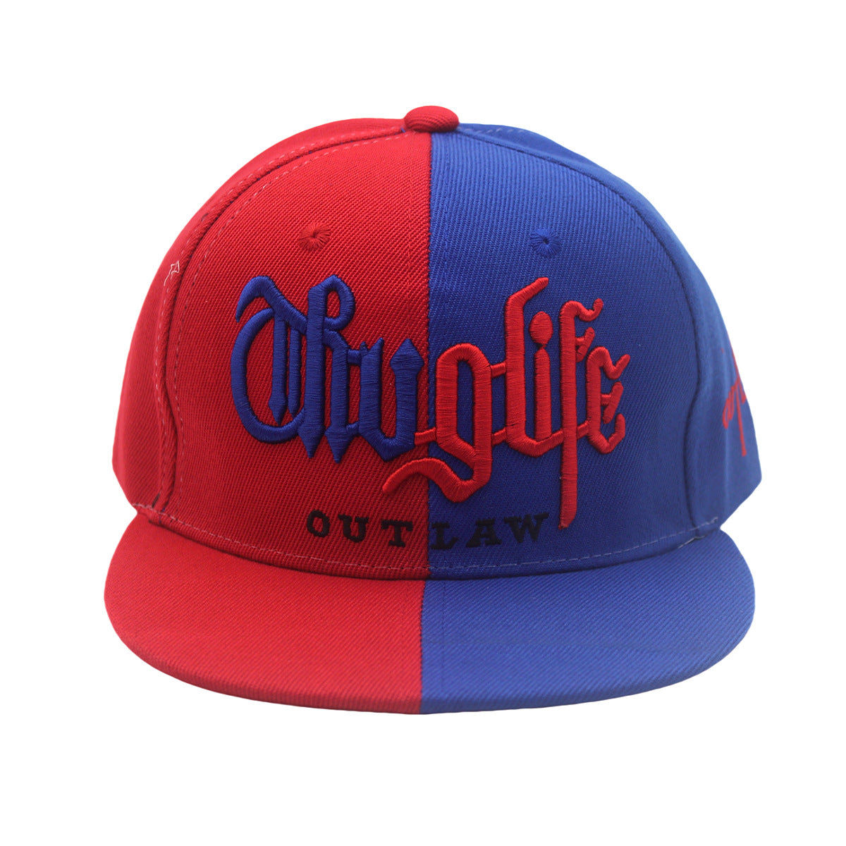 Wholesale Color Matching Letters Embroidered Flat Brim Casual Hip Hop Hat ACC-HT-Zhix001