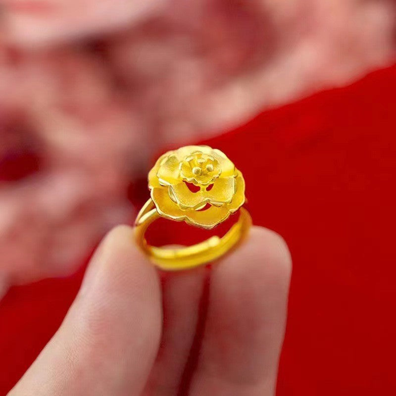 Wholesale Red  Cute Bow Love  Alloy Ring