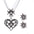 Wholesale Oktoberfest Vintage Heart Diamond Necklace