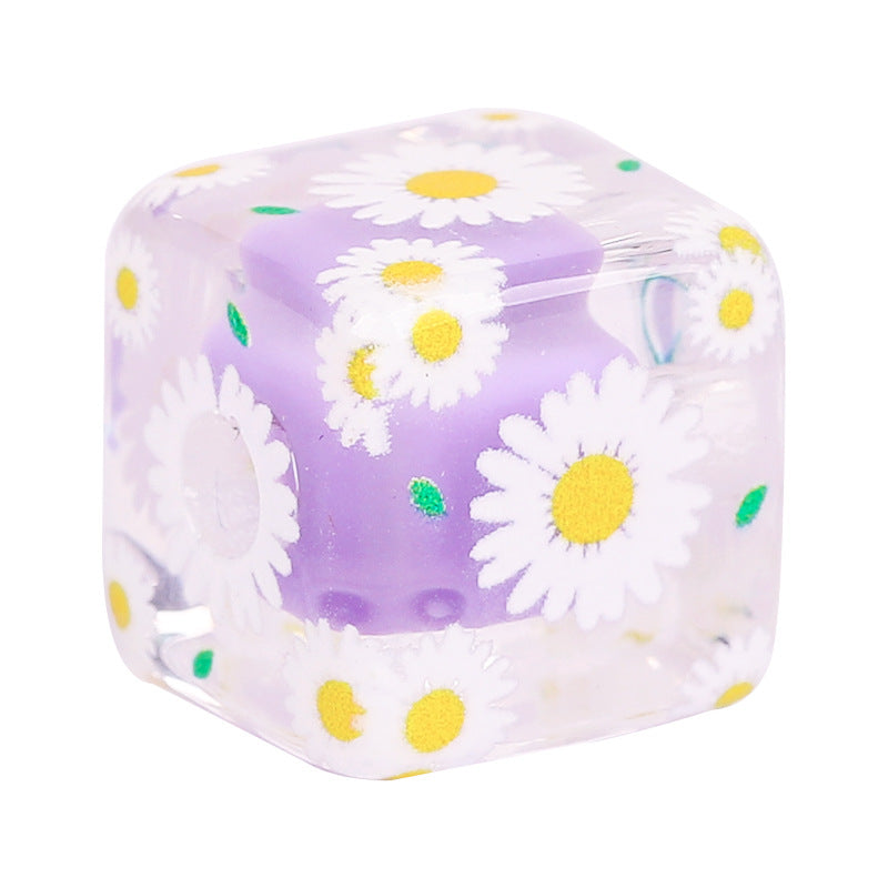 Wholesale random 10pcs Transparent  Focal Beads DIY Bead Accessories