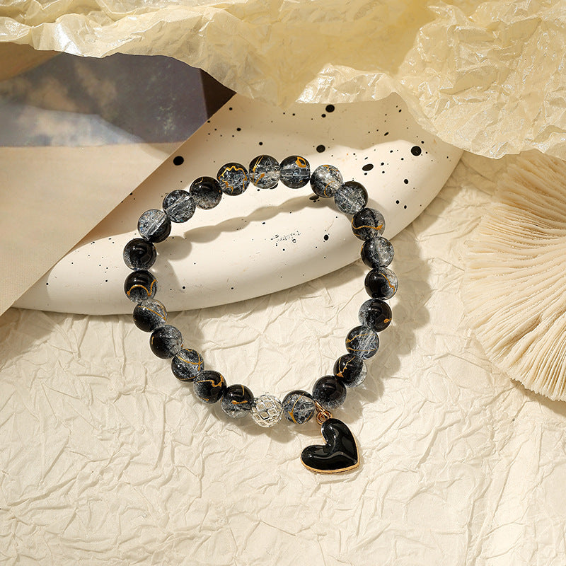 Wholesale Pearl Bracelet  Pink Butterfly Bracelet