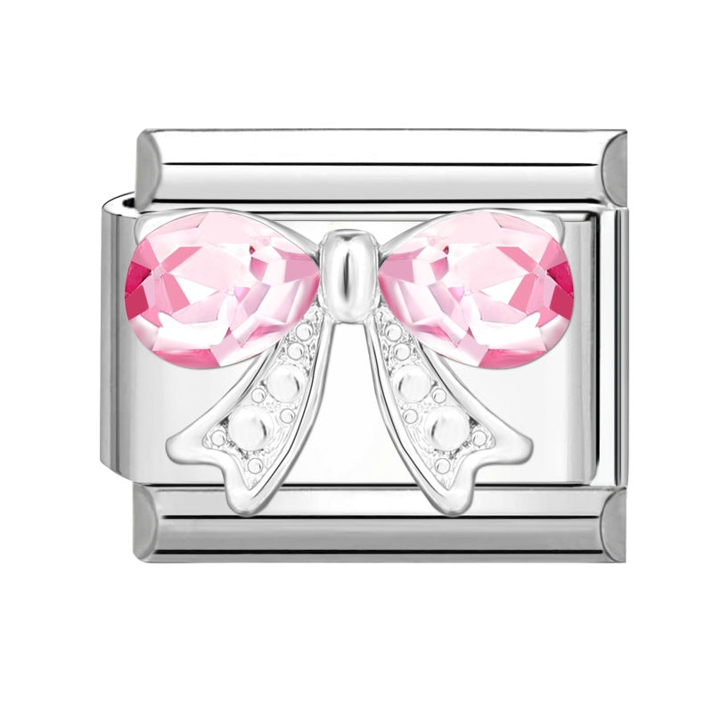 Wholesale Italian Charm Bracelet 9mm DIY Splicing Removable Stainless Steel Insect Series Composable Bracelet