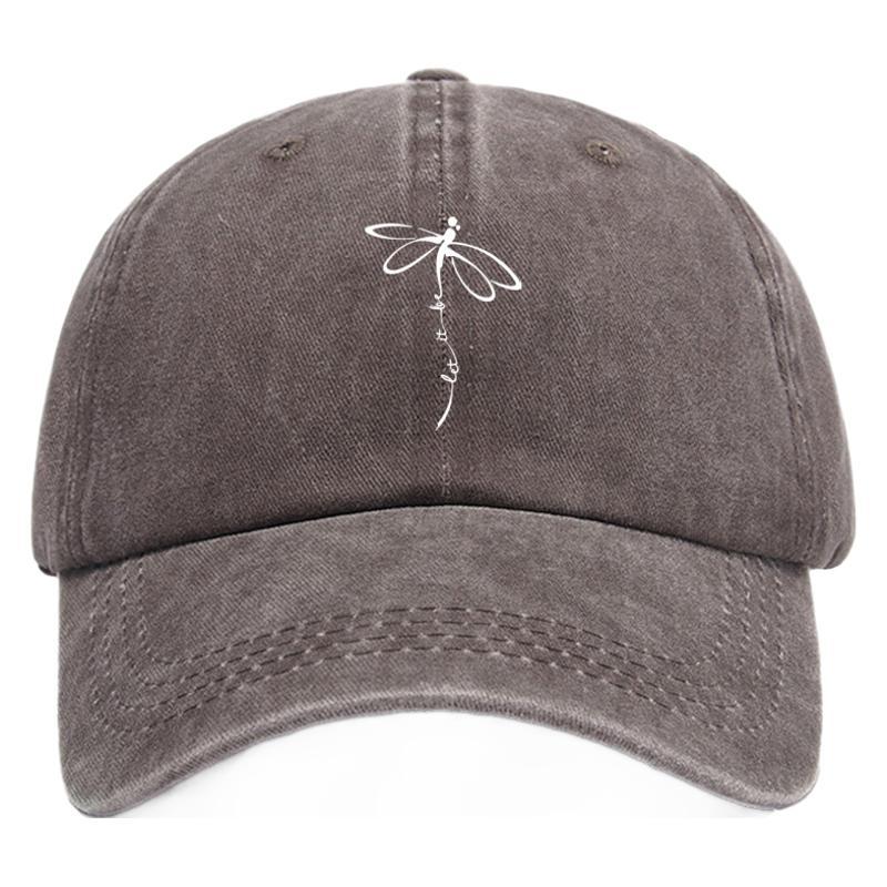 Wholesale Fashion dragonfly washed baseball cap