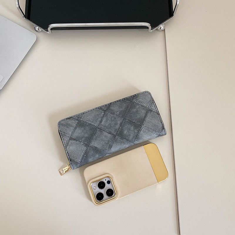 Wholesale Long Leather Clutch Large Capacity Multi-card Slot Wallet ACC-WT-Kuans002