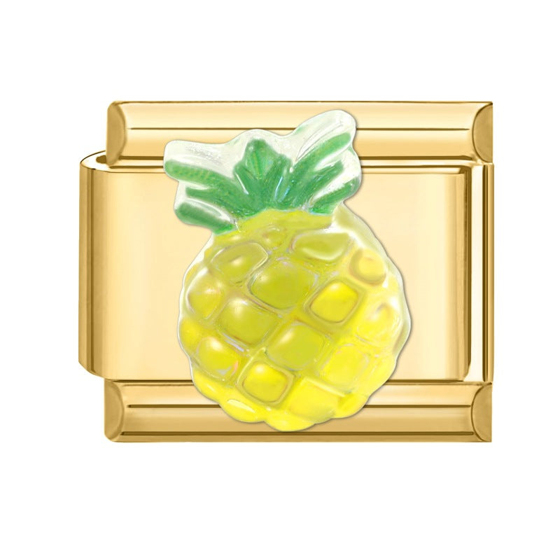 Wholesale Italian Charm Bracelet 9mm DIY Splicing Cute Creative Stainless Steel Composable Bracelet