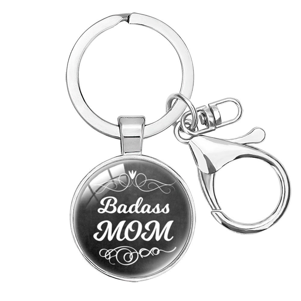 Wholesale  Crystal Alloy Keychain Pendant Mom Mother's Day Hanging Accessories