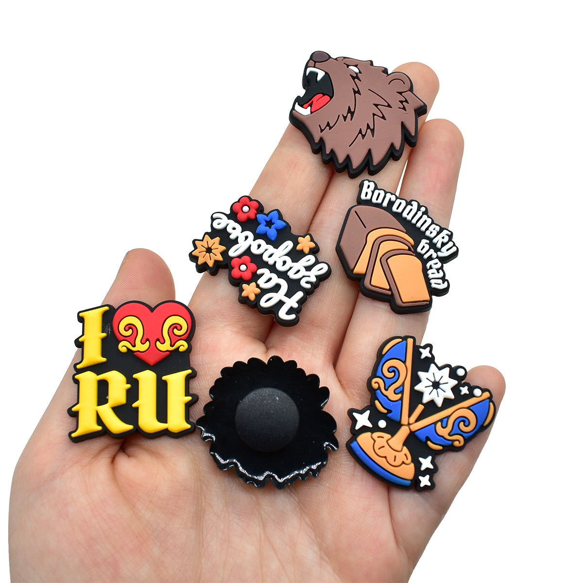 Wholesale Random 200pcs Russian Series Shoe Accessories Shoe Charms