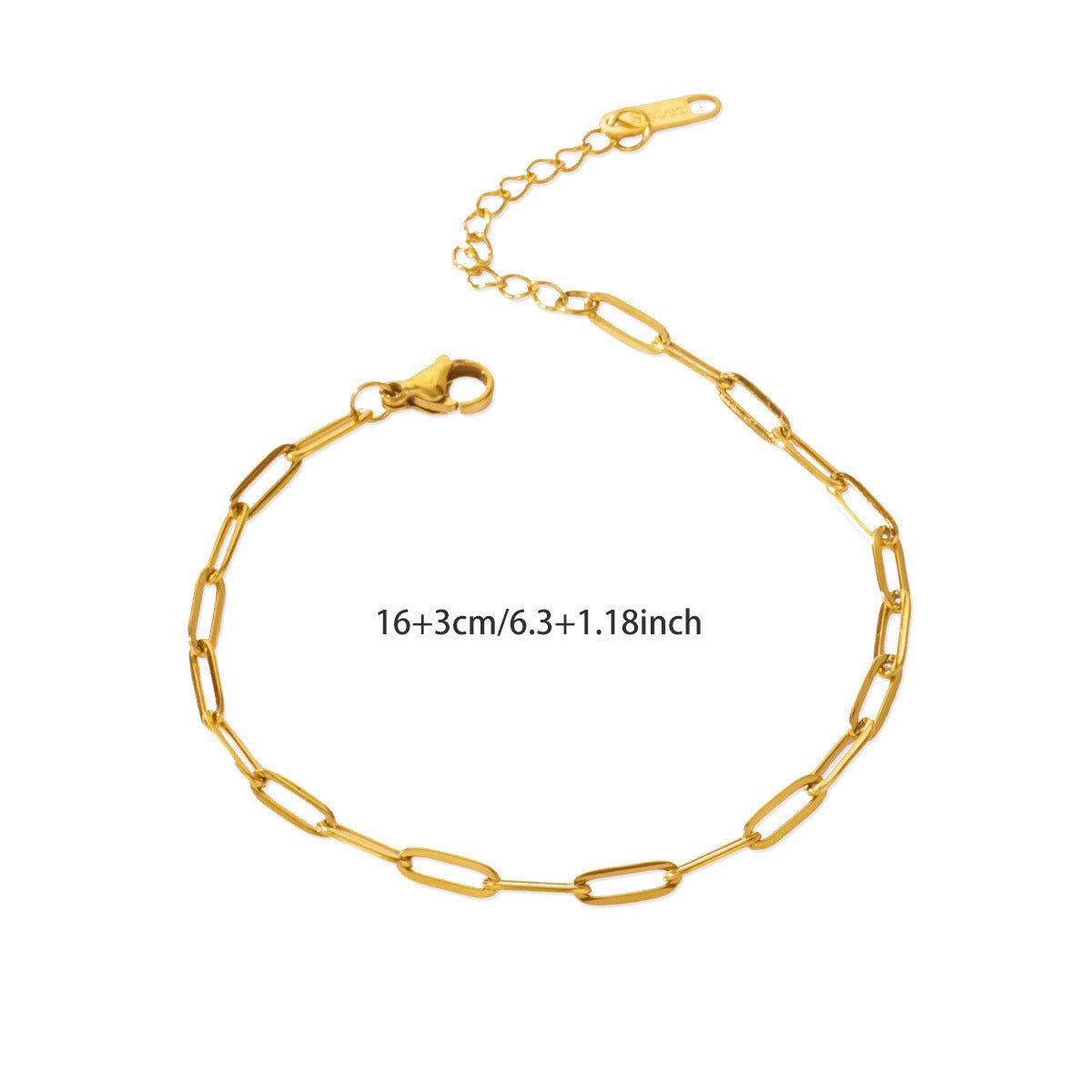 Wholesale Stainless Steel 18K Gold-Plated Bracelet