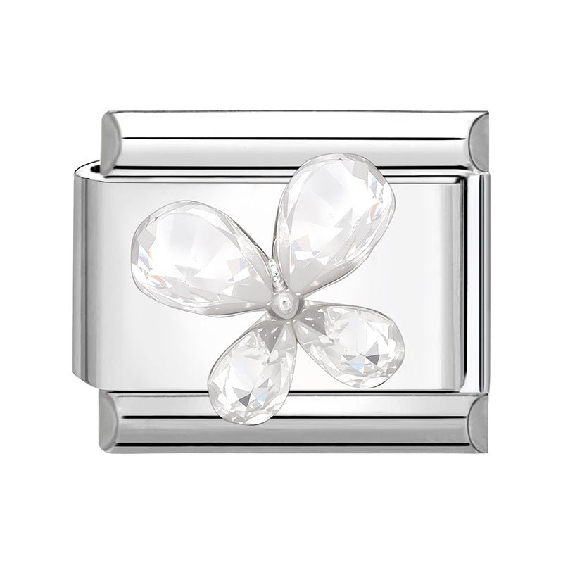 Wholesale Italian Charm Bracelet 9mm DIY Splicing Cute Creative Stainless Steel Composable Bracelet