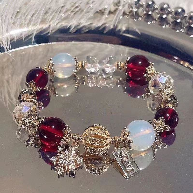 Wholesale Light Luxury Natural Stone Crystal Bracelet ACC-BT-Zhuox004