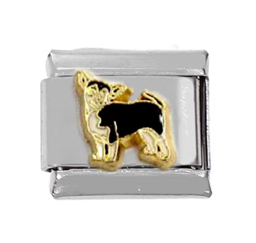 Wholesale 5pcs Italian Charm Bracelet Charm Module Stainless Steel Rubik's Cube Bracelet 9mm DIY Pattern Free Splicing Detachable Composable Bracelet ACC-BT-DaLiang009