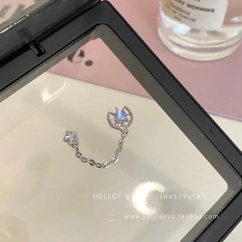 Wholesale  Love Cross Chain Tassel Ear Nail Earrings