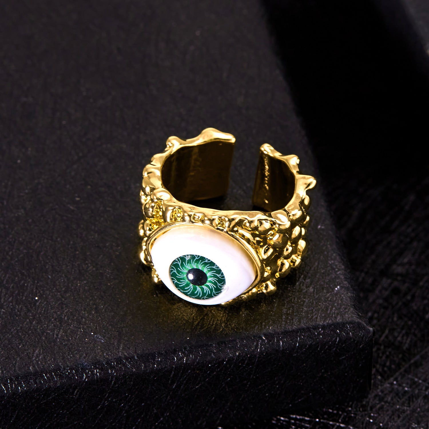 Wholesale Turkish blue Demon eye adjustable ring