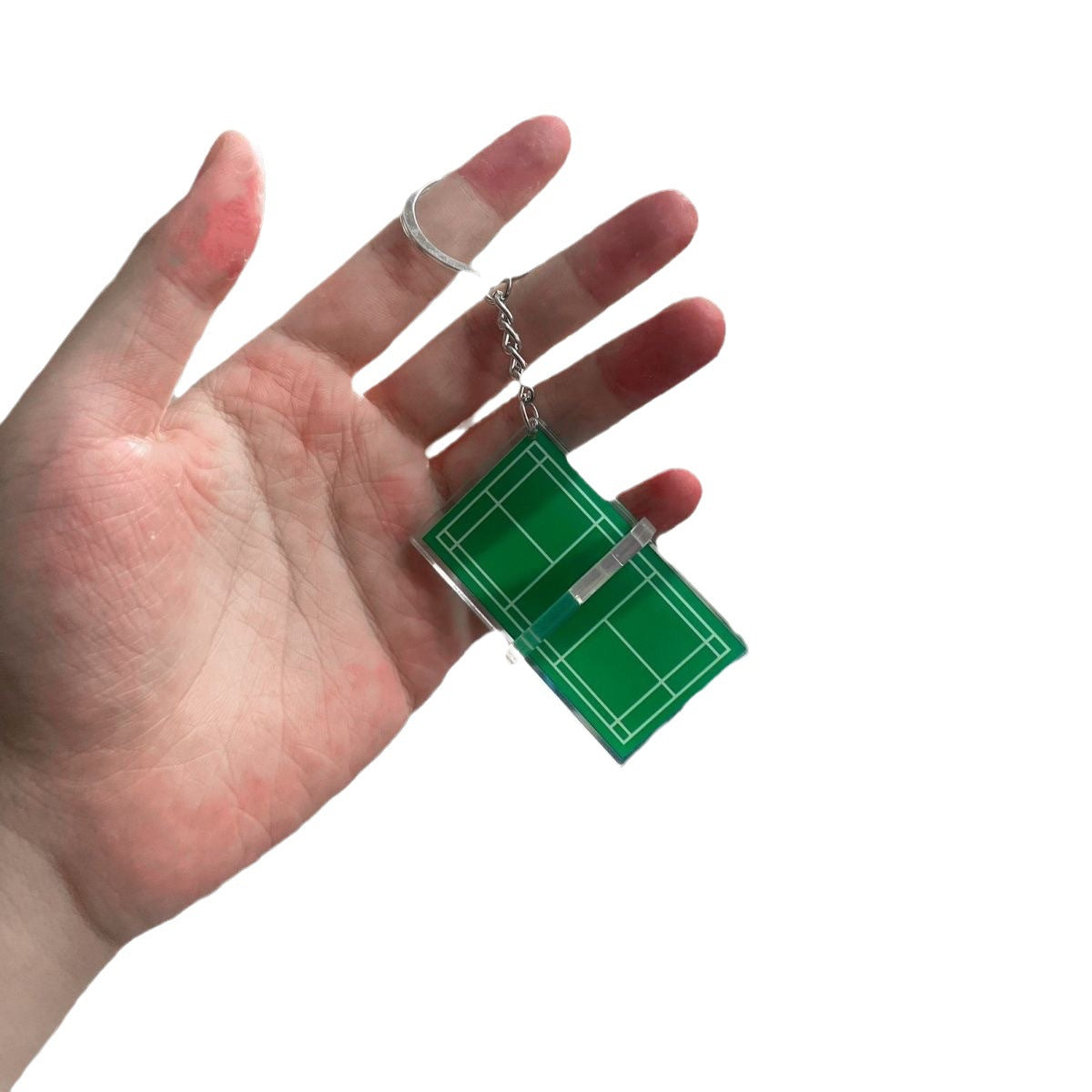 Wholesale Badminton Ping Pong Table Acrylic Keychains ACC-KC-XiaoCha003