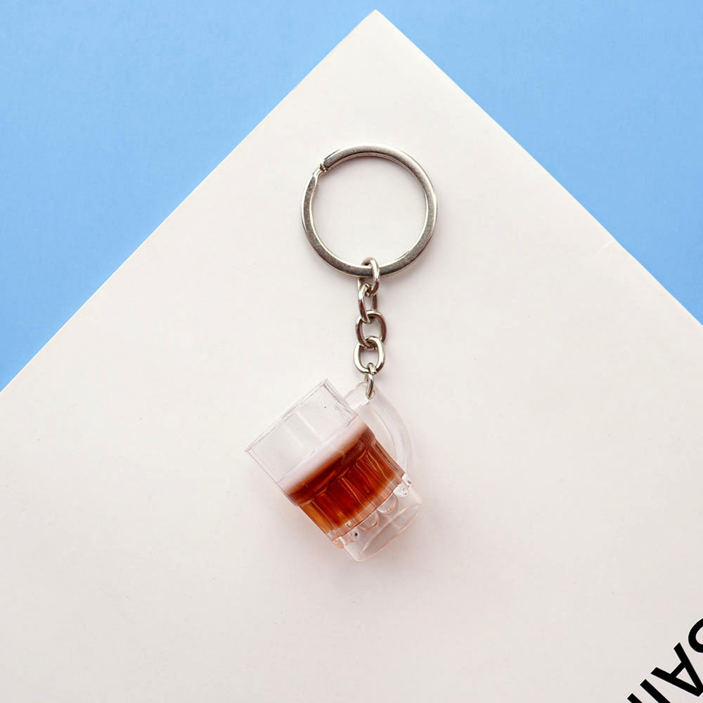 Wholesale  beer cup keychain