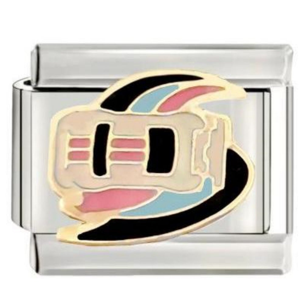 Wholesale Module Bracelet DIY Watch Strap Racing Pattern Original Design DIY Italian Charms Bracelet