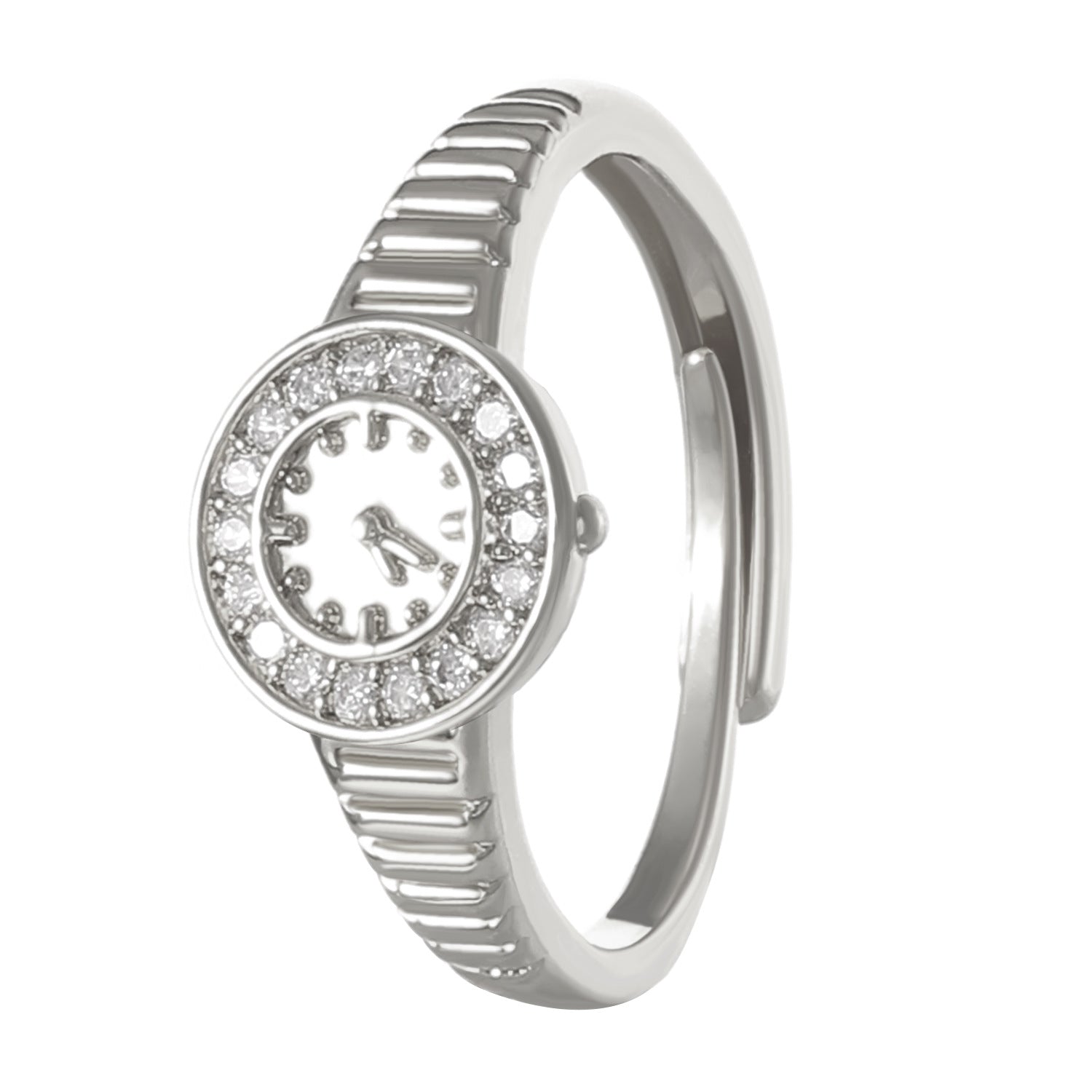 Wholesale Copper watch-style open adjustable ring