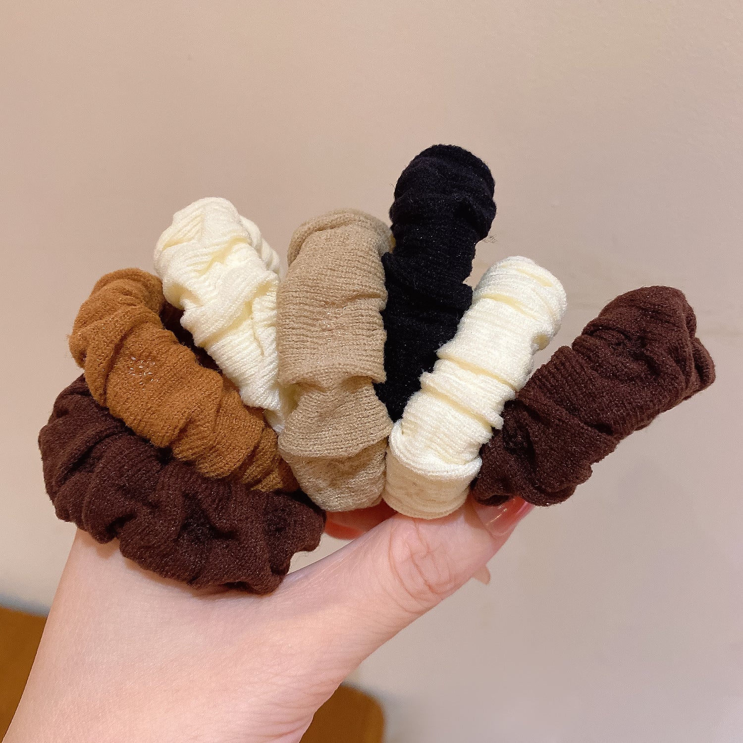 Wholesale 10pcs Thick High Elastic Towel Ring Seamless Hair Scrunchies ACC-HS-Huidi013