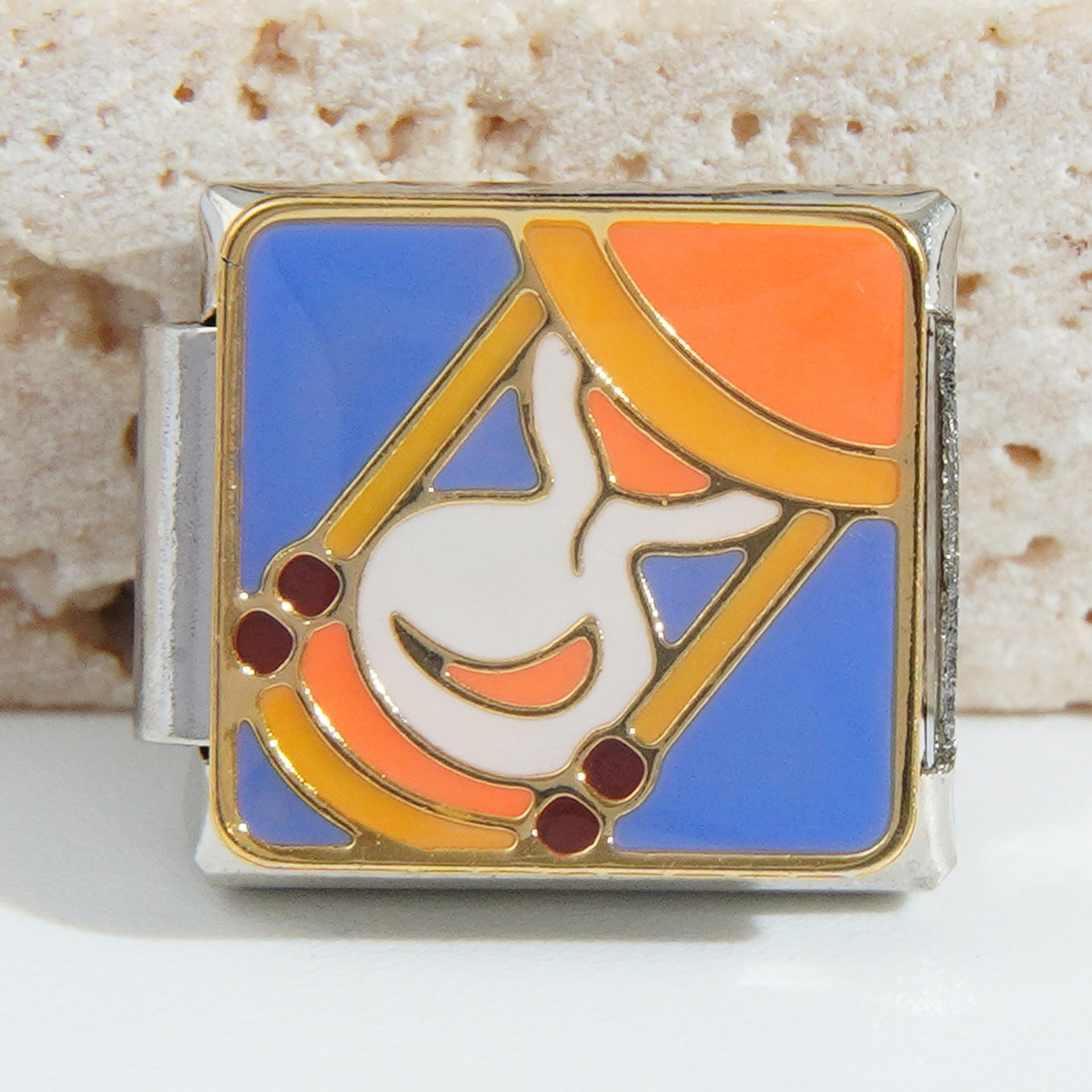 Wholesale Italian Charm Bracelet 9mm DIY Splicing Creative Pattern Stainless Steel Composable Bracelet