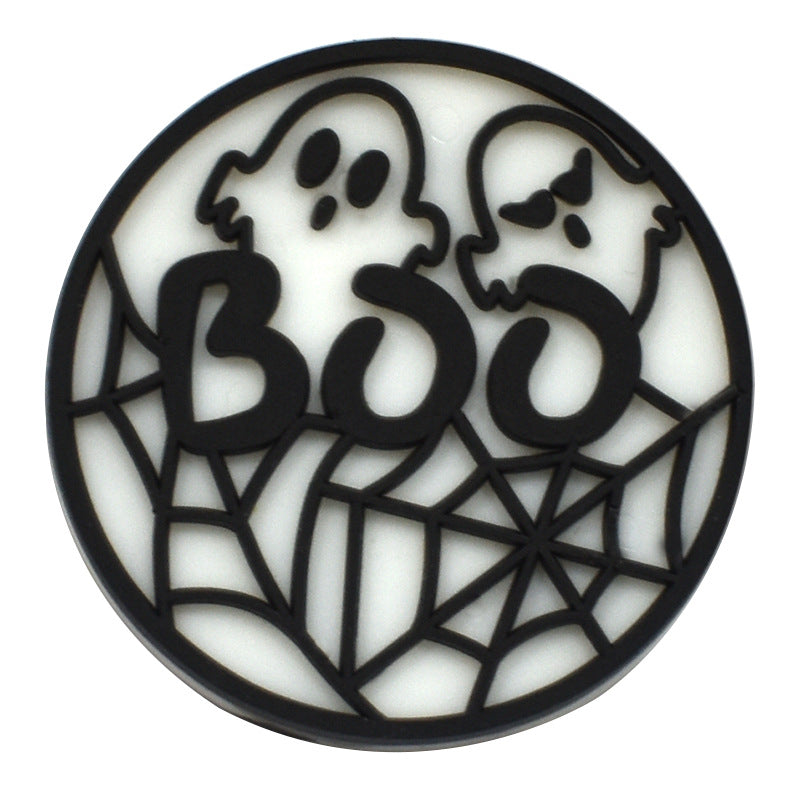 Random 100pcs Halloween Thanksgiving PVC Soft Rubber Shoe Buckle Decoration ACC-SC-RYY066