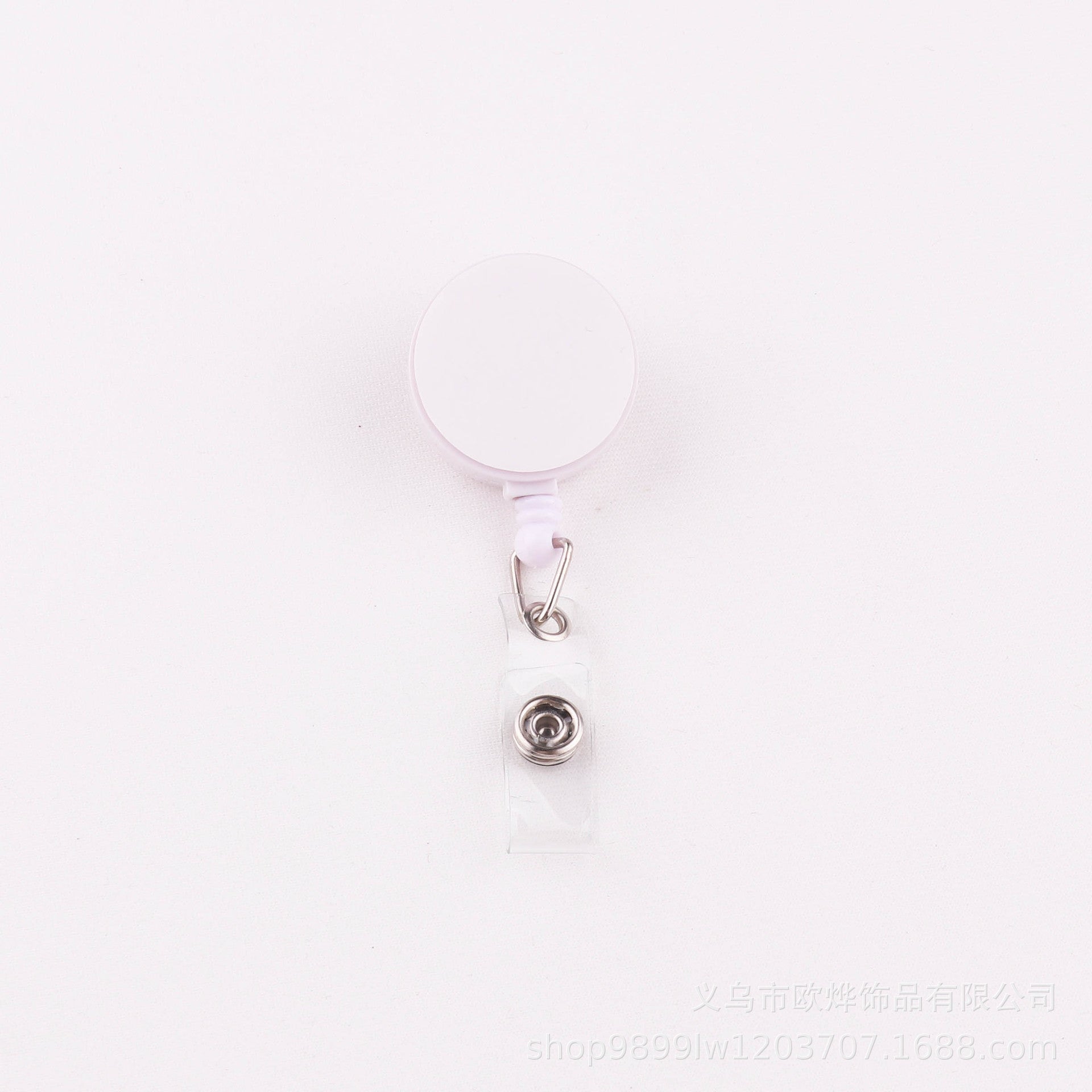 Wholesale 10pcs Glossy Flat Surface with Backing Sticker DIY Badge Reels Retractable Keychains ACC-KC-OuYe001