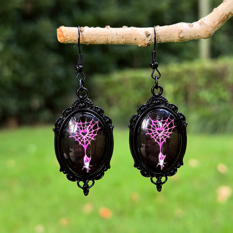 Wholesale Popular Halloween Earrings Retro Dark Series Spider Style Creative Earrings