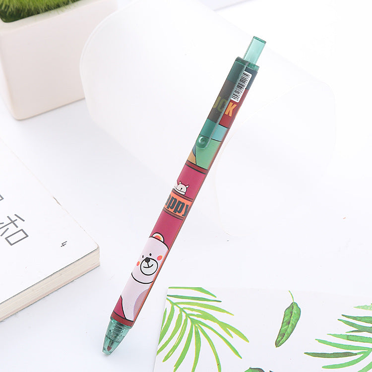 Wholesale bus creative press plastic gel pen ACC-PN-Liuj009