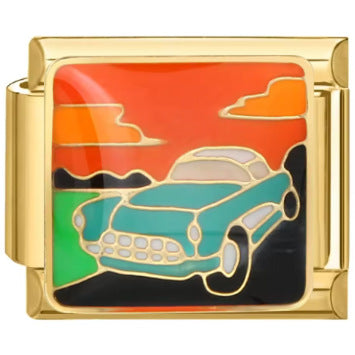 Wholesale Italian Charm Bracelet 9mm DIY Splicing Cute Cartoon Titanium Steel  Composable Bracelet