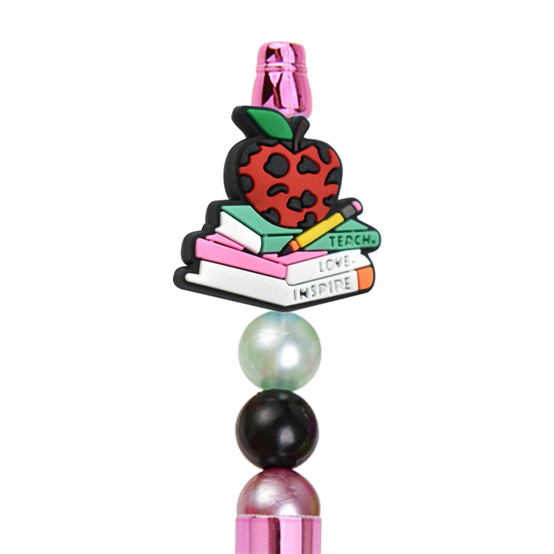 Wholesale Random 100pcs PVC School Season Soft Focal Beads ACC-BDS-RYY003